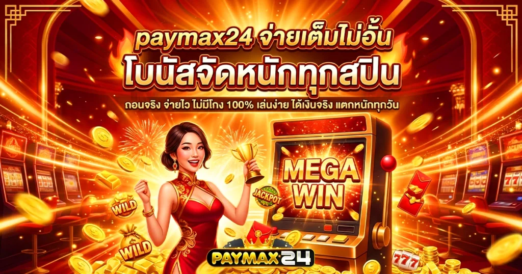 paymax24 จ่ายเต็มไม่อั้น ฟรีเครดิต